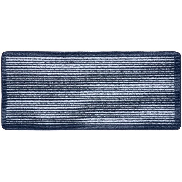 My Mat Stain Resistant Stripe Navy | Size: 50 cm x 80 cm