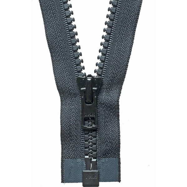 Groves & Thames HYV/W O/E ZIP 61CM - Vislon Heavyweight Open End Zip: 61cm: Black - YKK