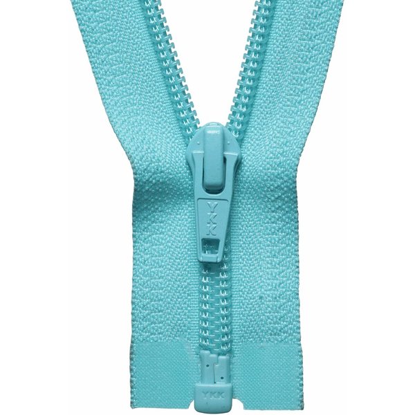 YKK NYLON O/E ZIP 71CM - Nylon Open End Zip: 71cm: Turquoise
