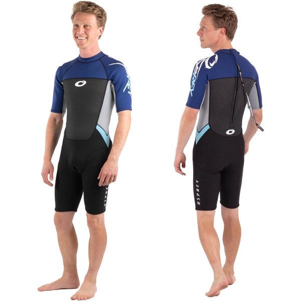 Osprey Action Sports Mens Shorty Origin Wetsuit Short Sleeve Wetsuit Size Navy in Blue | Size: 2XL
