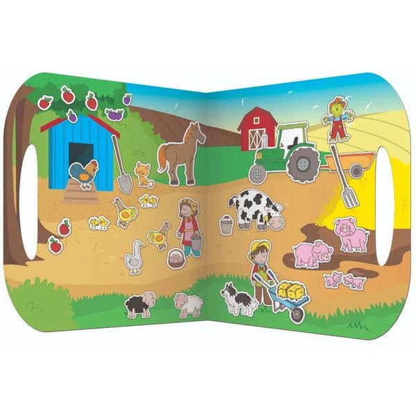 Fiesta Crafts Farm Stickabouts Sticker Sets - Glue-Free Stickers