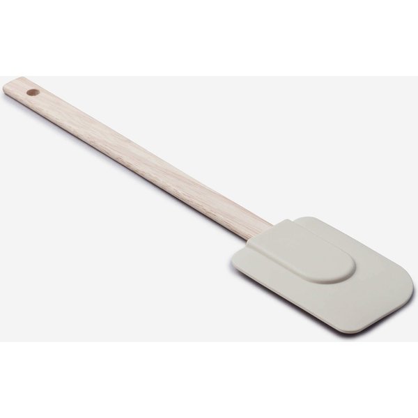 Zeal Silicone Spatula with Wooden Handle in Cream
