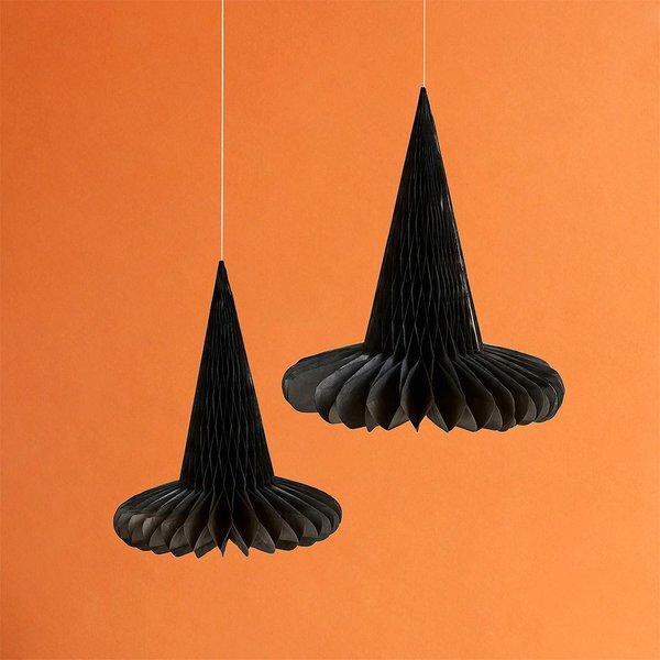 Hootyballoo Witch Hat Honeycombs - Pack of 2, Multi