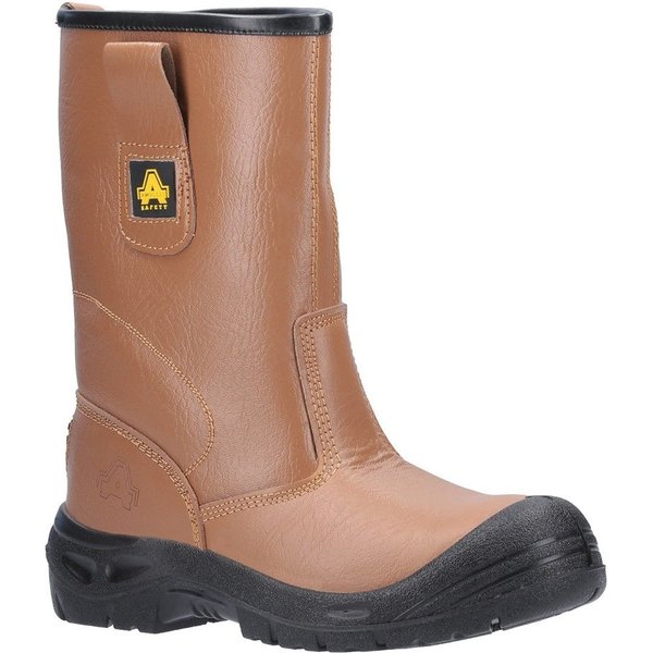 Amblers Men's 'FS142' Riggers Safety Boots in Tan | Size: 5