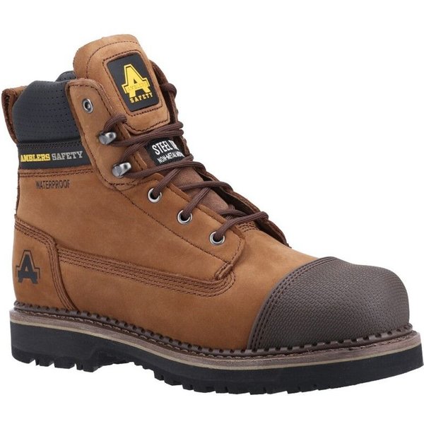 Amblers Men's 'AS233' Welted Safety in Brown | Size: 12
