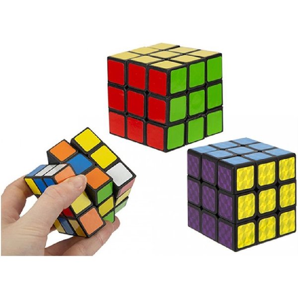 PMS Laser Design Magic Cube Family Fun Puzzle Challenge Assorted Design