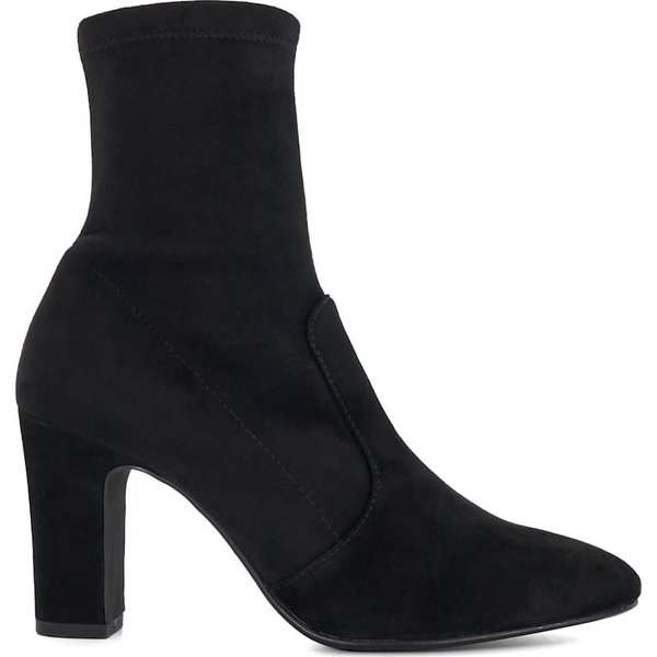 Dune London Women's Wide Fit 'Optilly' Ankle Boots in Black | Size: 4