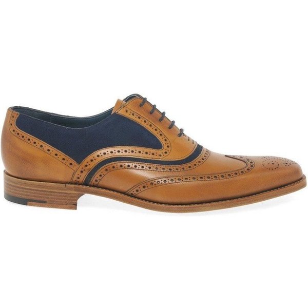 Barker Men's 'McClean' Oxford Brogues in Tan | Size: 8.5