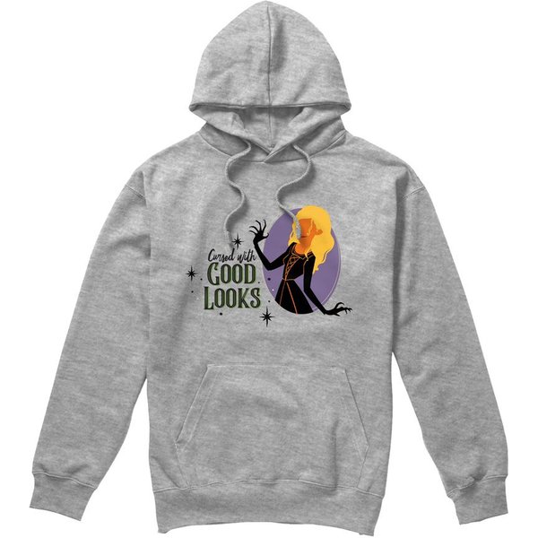 Disney Hocus Pocus Sarah Is Cursed With Good Looks Hoodie Light Grey | Size: 2XL