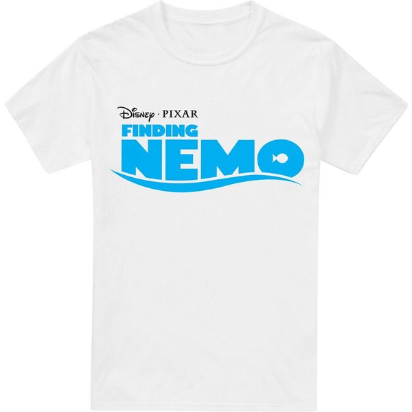 Disney Finding Nemo Logo T-Shirt White | Size: 2XL