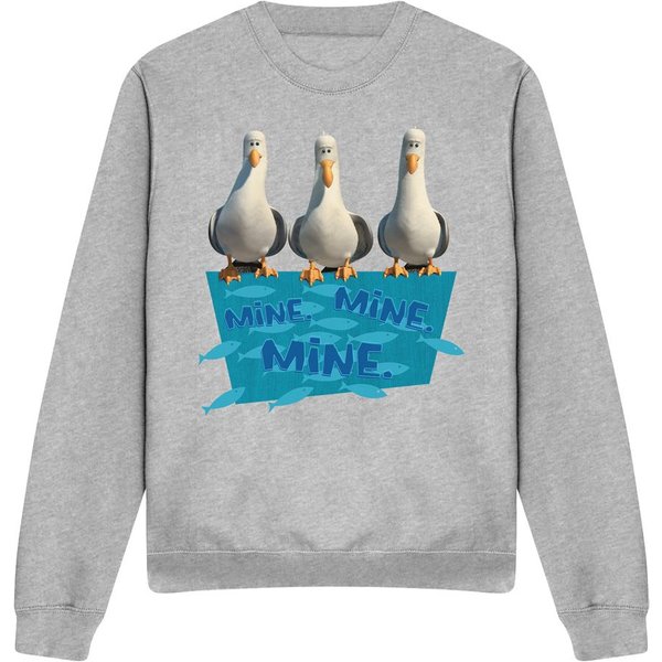 Disney Finding Nemo Mine Mine Mine Sweatshirt Light Grey | Size: 2XL