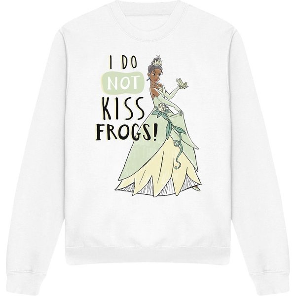 Disney The Princess & The Frog Tiana Does Not Kiss Frogs Sweatshirt White | Size: 2XL