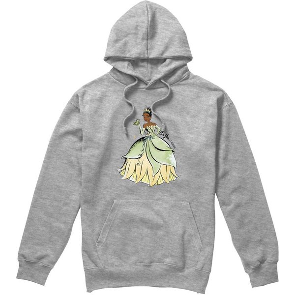 Disney The Princess & The Frog Be You. It's Beautiful With Tiana Unisex Hoodie Light Grey | Size: 2XL