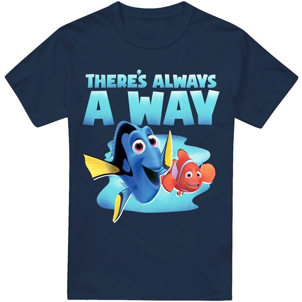 Disney Finding Nemo Dory There'S Always A Way T-Shirt Navy | Size: 2XL