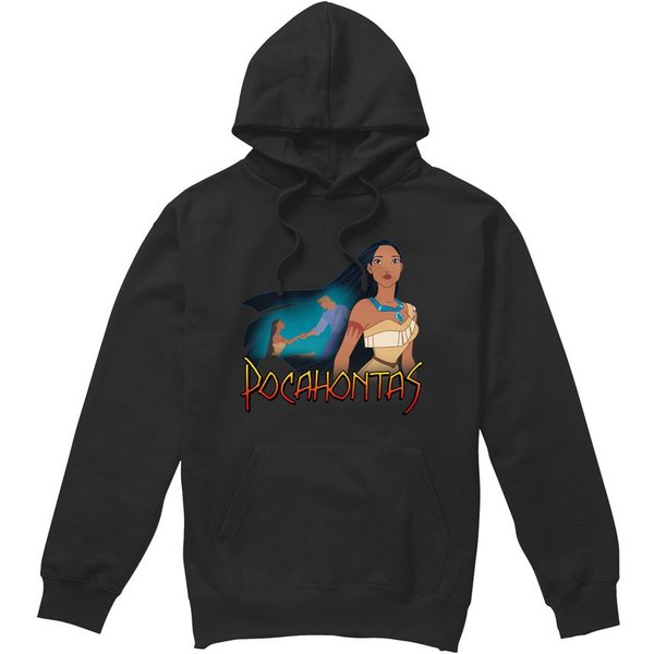 Disney Pocahontas John Smith Canoe Hoodie Black | Size: 2XL