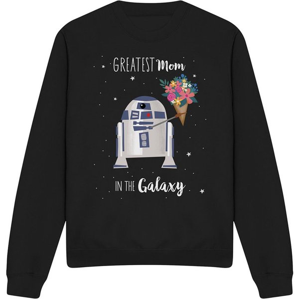 Star Wars Mother's Day Greatest Mom in the Galaxy Sweatshirt Black | Size: 2XL