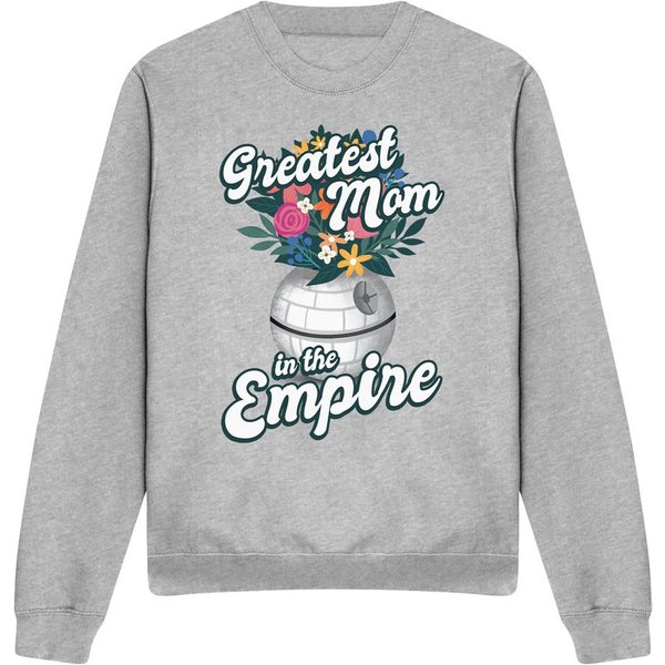 Star Wars Mother's Day Greatest Mom in the Empire Sweatshirt Light Grey | Size: 2XL