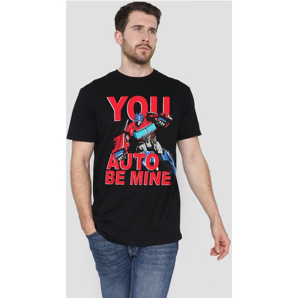 Hasbro Transformers You Auto Be Mine Adults T-Shirt, Black | Size: 2XL