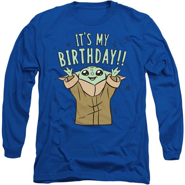 Star Wars It's My Birthday Long Sleeve T-Shirt, Royal | Size: 2XL