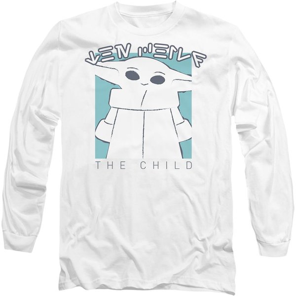 Star Wars The Child Long Sleeve T-Shirt, White | Size: 2XL