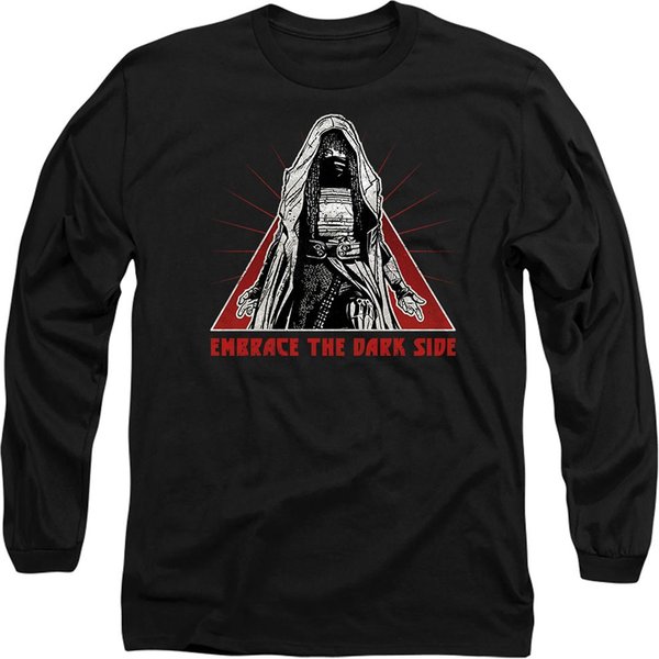 Star Wars The Acolyte Embrace the Dark Side of the Force Long Sleeve T-Shirt, Black | Size: 2XL