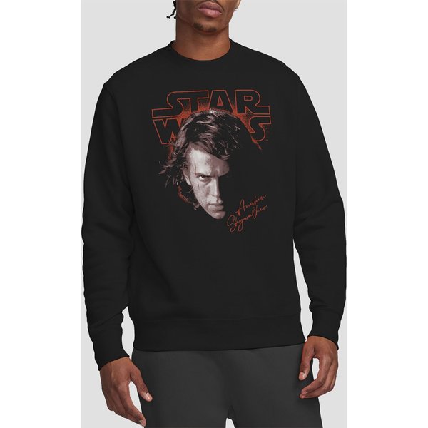 Star Wars : Episode III Revenge Of The Sith Revenge Of Anakin Portrait Sweatshirt, Black | Size: 2XL