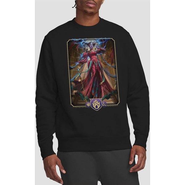 Hasbro Dungeons & Dragons - 2024 Sorcerer Key Art Sweatshirt in Black | Size: 2XL