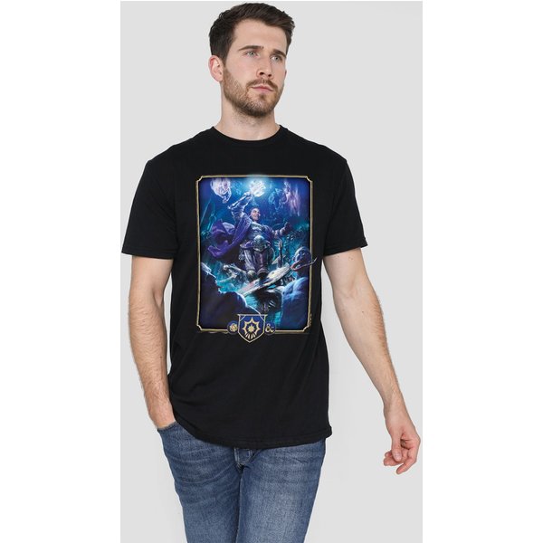 Hasbro Dungeons & Dragons - 2024 Cleric Key Art T-Shirt in Black | Size: 2XL