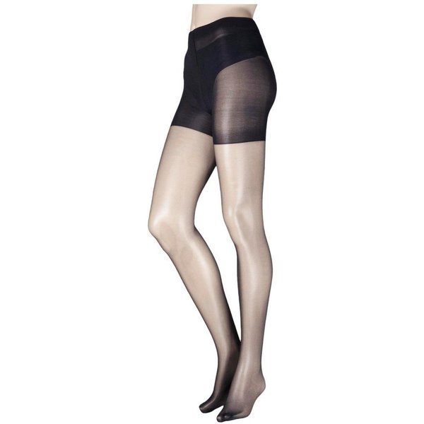 ELLE Women's 1 Pair 20 Denier Shaping Tights in Black | Size: XL