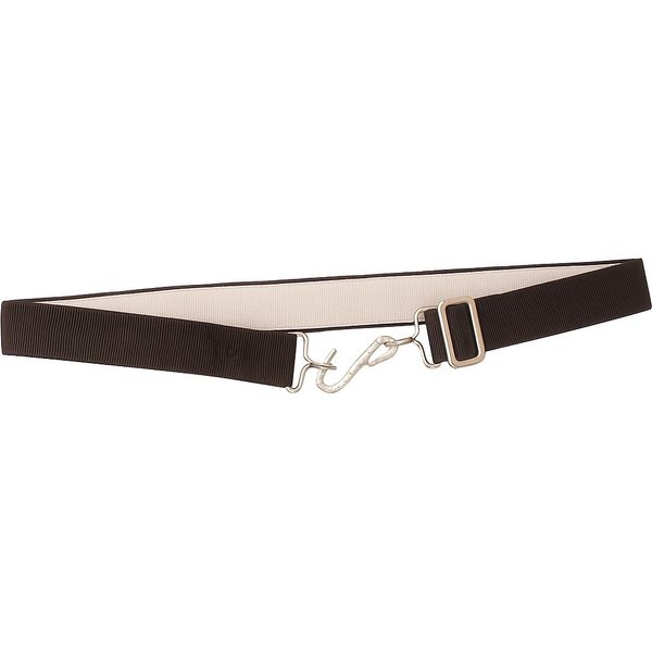 Britwear Men's Plain Adjustable Elastic S Hook Snake Belt in Black