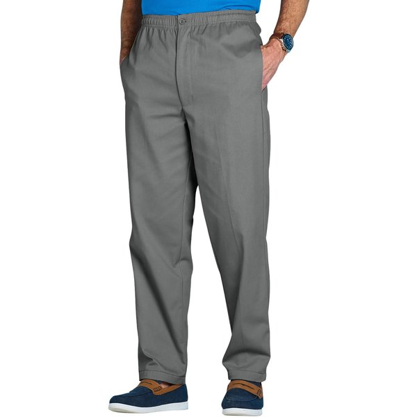 Chums Men's Elasticated Waist Cotton Rugby Trousers with Drawcord in Charcoal | Size: 50S