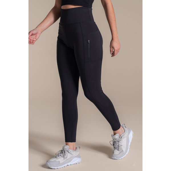 Craghoppers Women's Kiwi Pro Water Repellent Leggings in Black | Size: 10