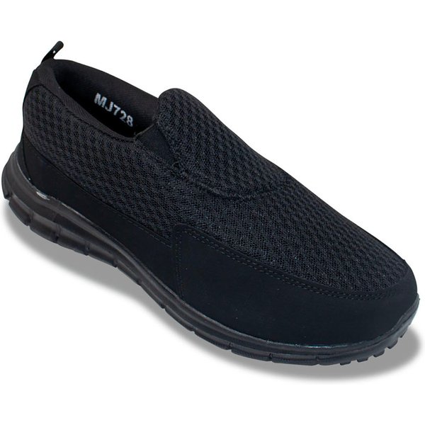 Chums Men's Mesh Wide Fit Trainer in Black | Size: 9