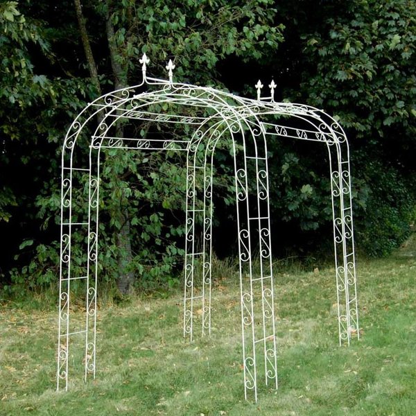 Ascalon Design Cream Fleur-de-lys Arch Tunnel, Cream