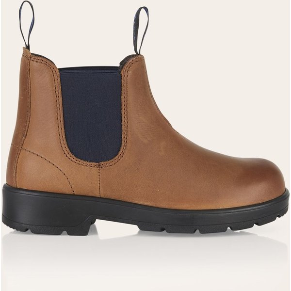 CATESBY ENGLAND Samuel Kids Leather Chelsea Boots Tan Size 1