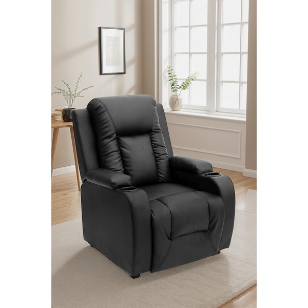 Oscar Recliner Chair - Black, Black