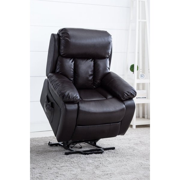 Chester Electric Dual Motor Rise Recliner - Brown, Brown