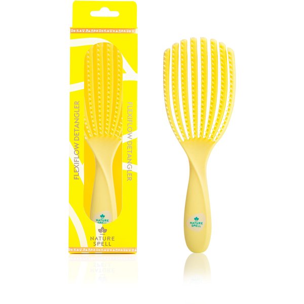 Nature Spell FlexiFlow Detangler in Yellow