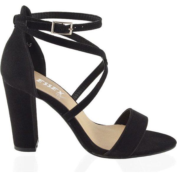 XY London Briella High Block Heel Strappy Sandals