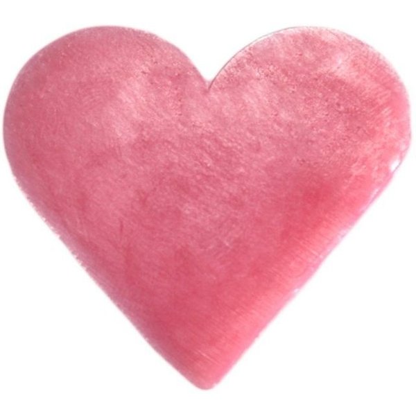 KDMD Heart Guest Soap - Wild Rose - (Set of 10) in Pink
