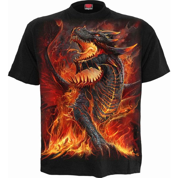 Spiral Draconis T-Shirt Black | Size: 2XL