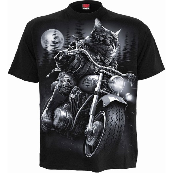Spiral Nine Lives T-Shirt Black | Size: Large