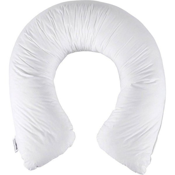 Homescapes U Shaped Comfort Pregnancy Pillow Super Microfibre in White