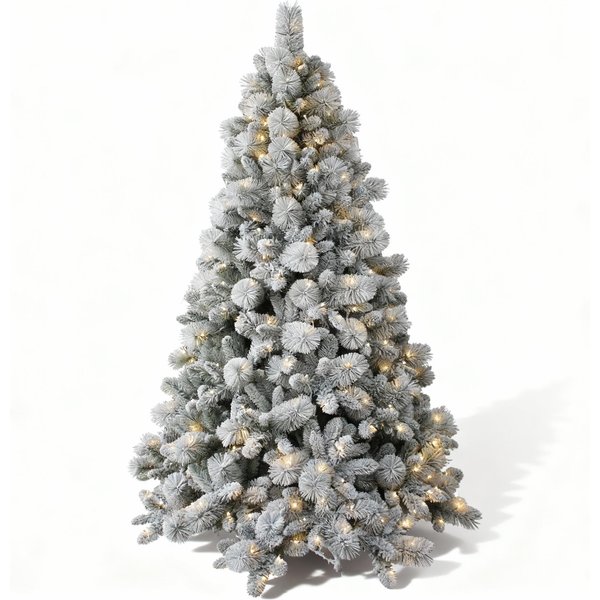 Shatchi 4Ft Prelit Green Helsinki Christmas Tree Warm White Leds, Green