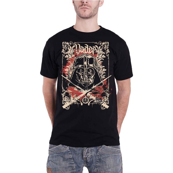 Star Wars Vader Decor T-Shirt in Black | Size: Large