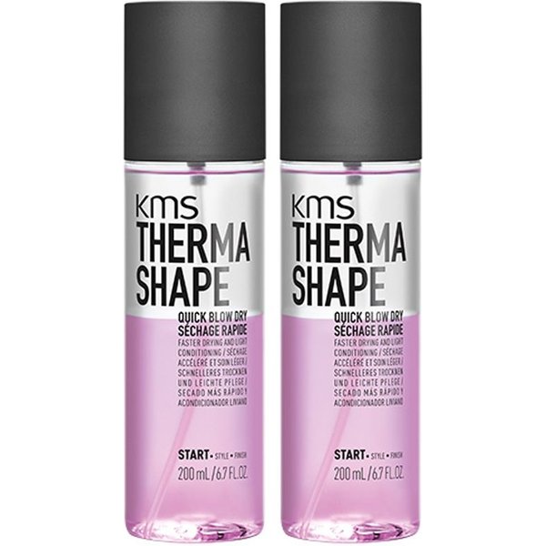 KMS ThermaShape Quick Blow Dry 200ml Double in Clear