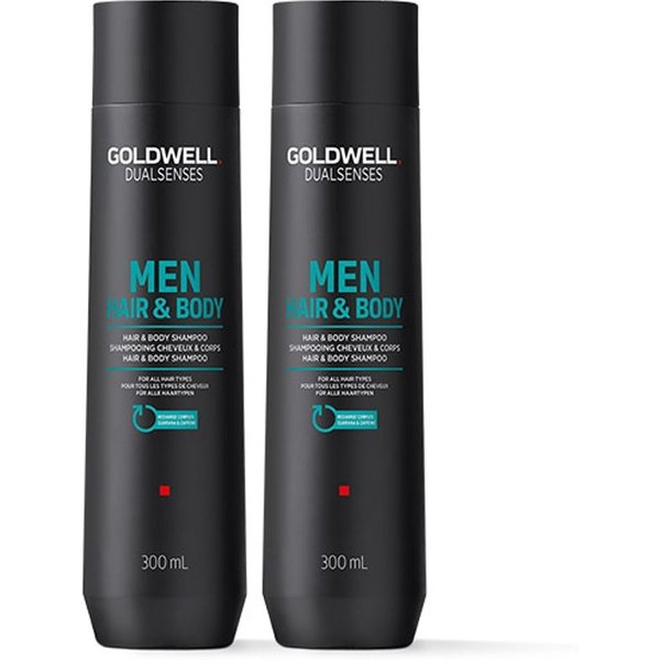 Goldwell Dual Senses Men Hair & Body Shampoo 300ml Double in Clear