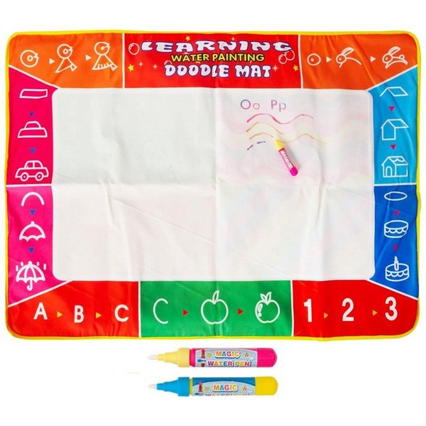 Doodle Water Painting Aqua ' Mat' | Size: Large