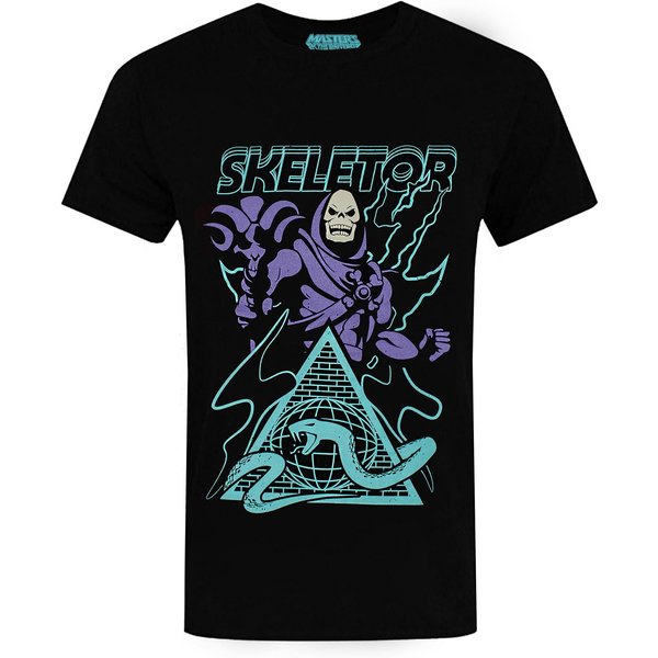 Masters Of The Universe Men's Adult Short Sleeved T-Shirt (Black) in Black | Size: Medium