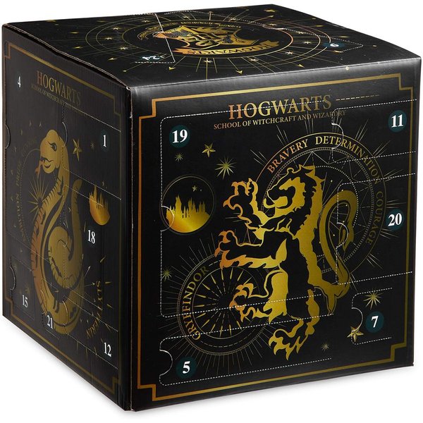 Harry Potter Cube Advent Calendar 2025 Stationery Hair Accessories Christmas Gift in Black